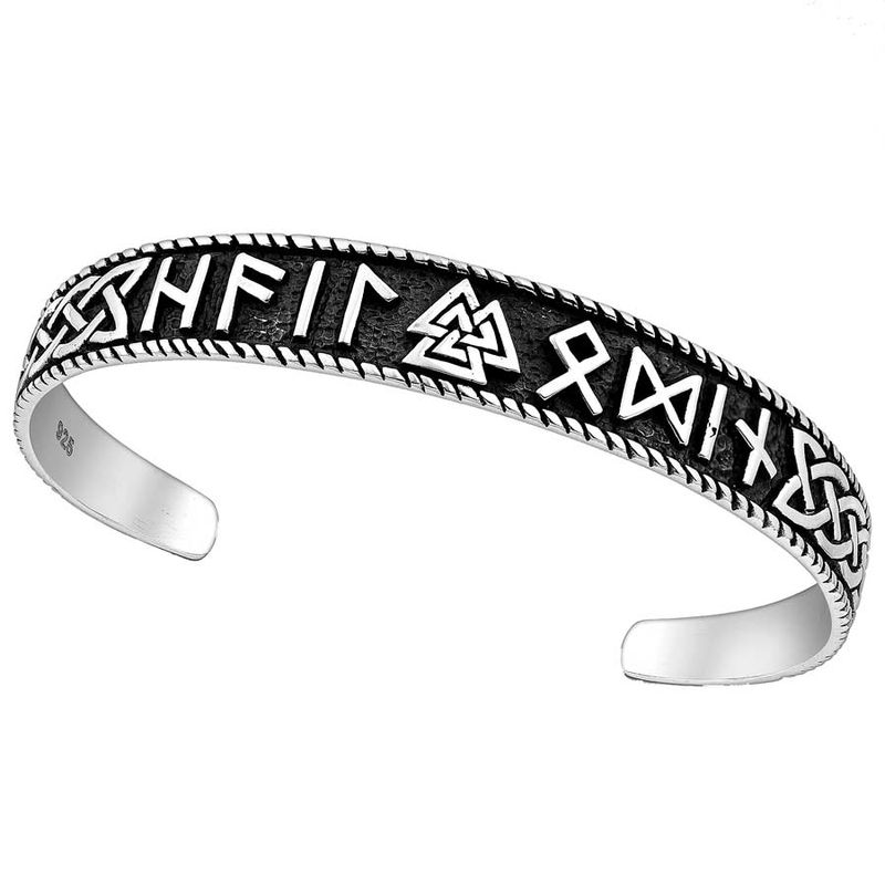 Vikinginspirert Armring - Sølv