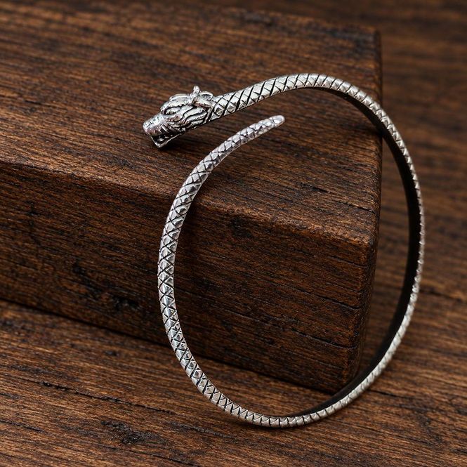 Hovedbilde Drage armring - Sølv