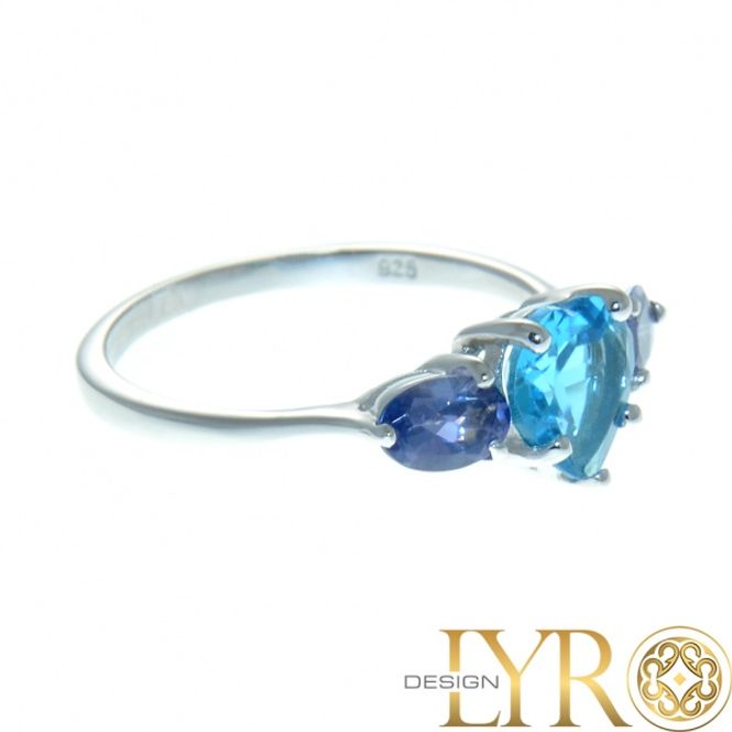 Hovedbilde Tiana - Sølvring med Topas