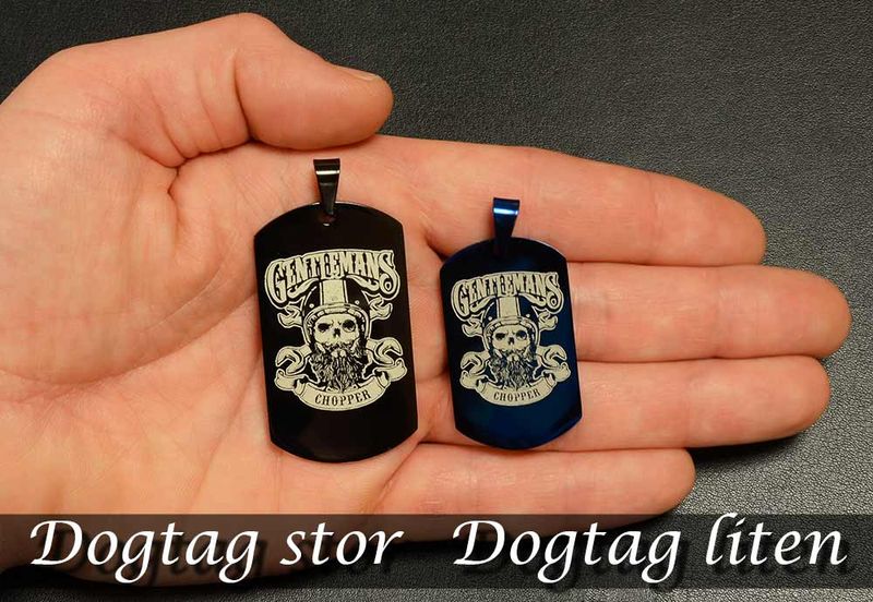  Dogtag med valgfritt motiv