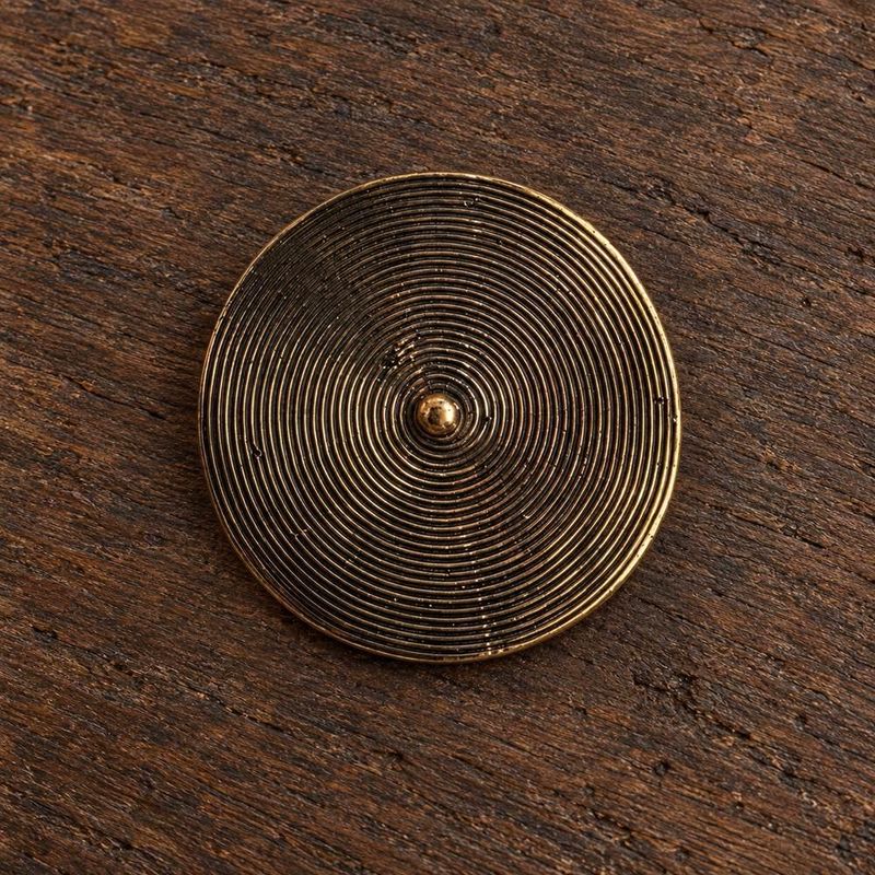 Spiral Brosje - Bronse