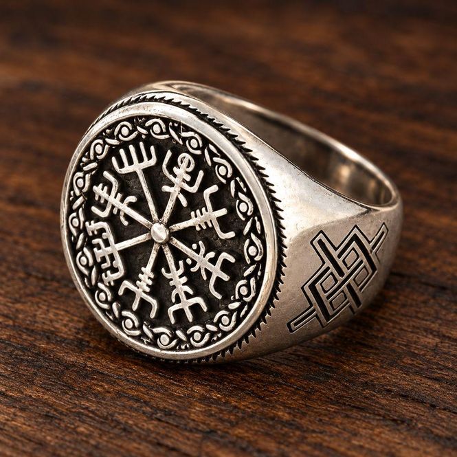 Hovedbilde Vegvisir - Sølvring