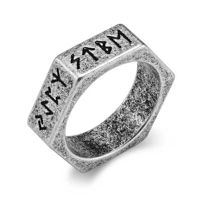 Hovedbilde Sekskantet Futhark Runering